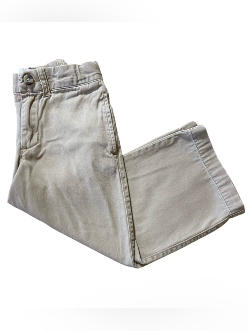 L.L. Bean Kids 100% Cotton Chinos Adjustable Tab Waist 5-Pockets SOFT Size 5
